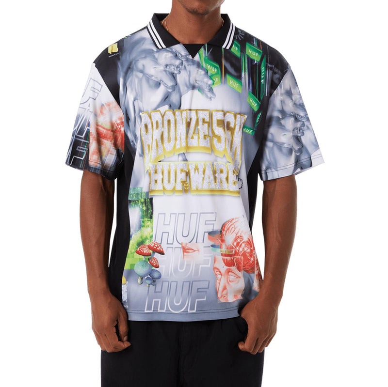 Huf x Bronze 56k Glitched Soccer Jersey - Multi