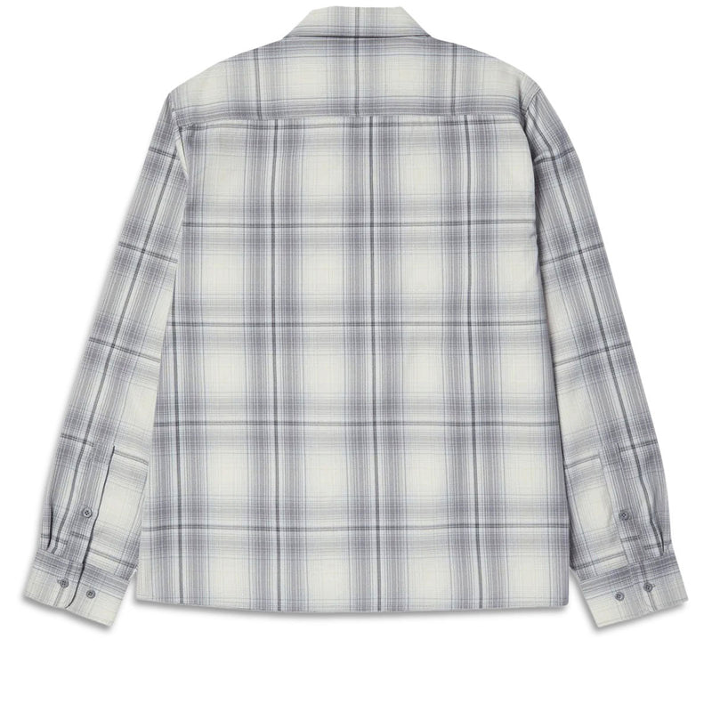 HUF Fillmore Plaid Shacket Jacket - Grey