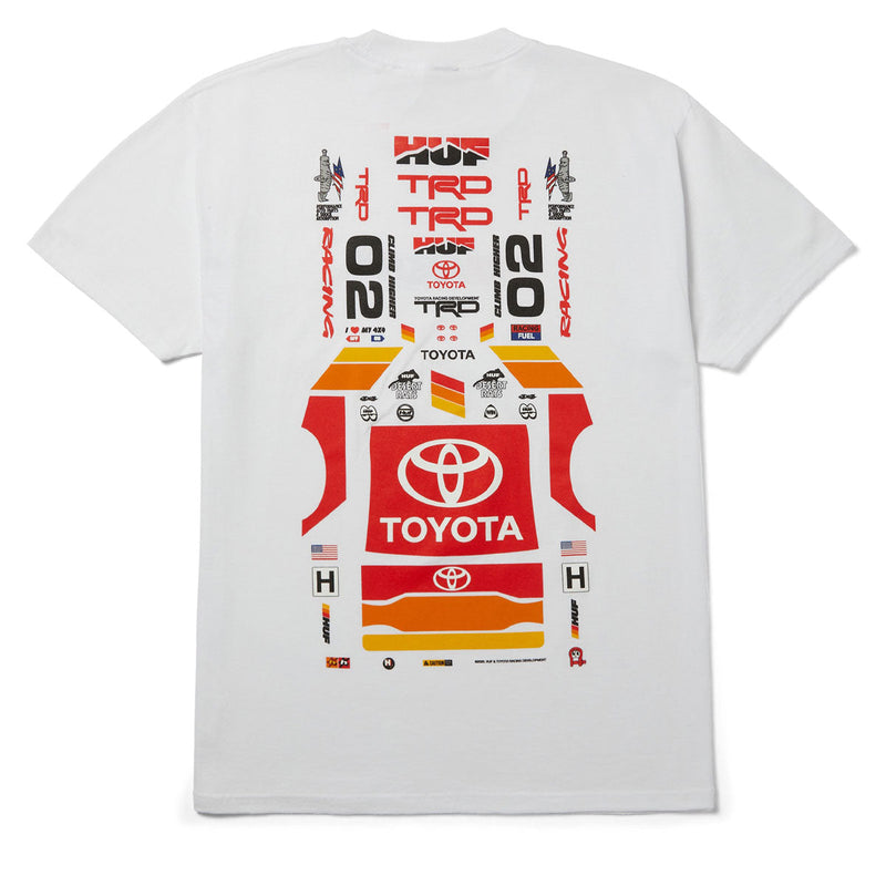 Huf x Toyota Stickered T-Shirt - White