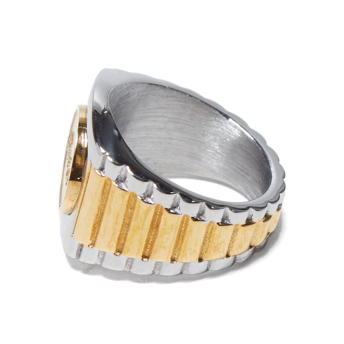 HUF Worldwide Clothiers Ring - Gold image 4