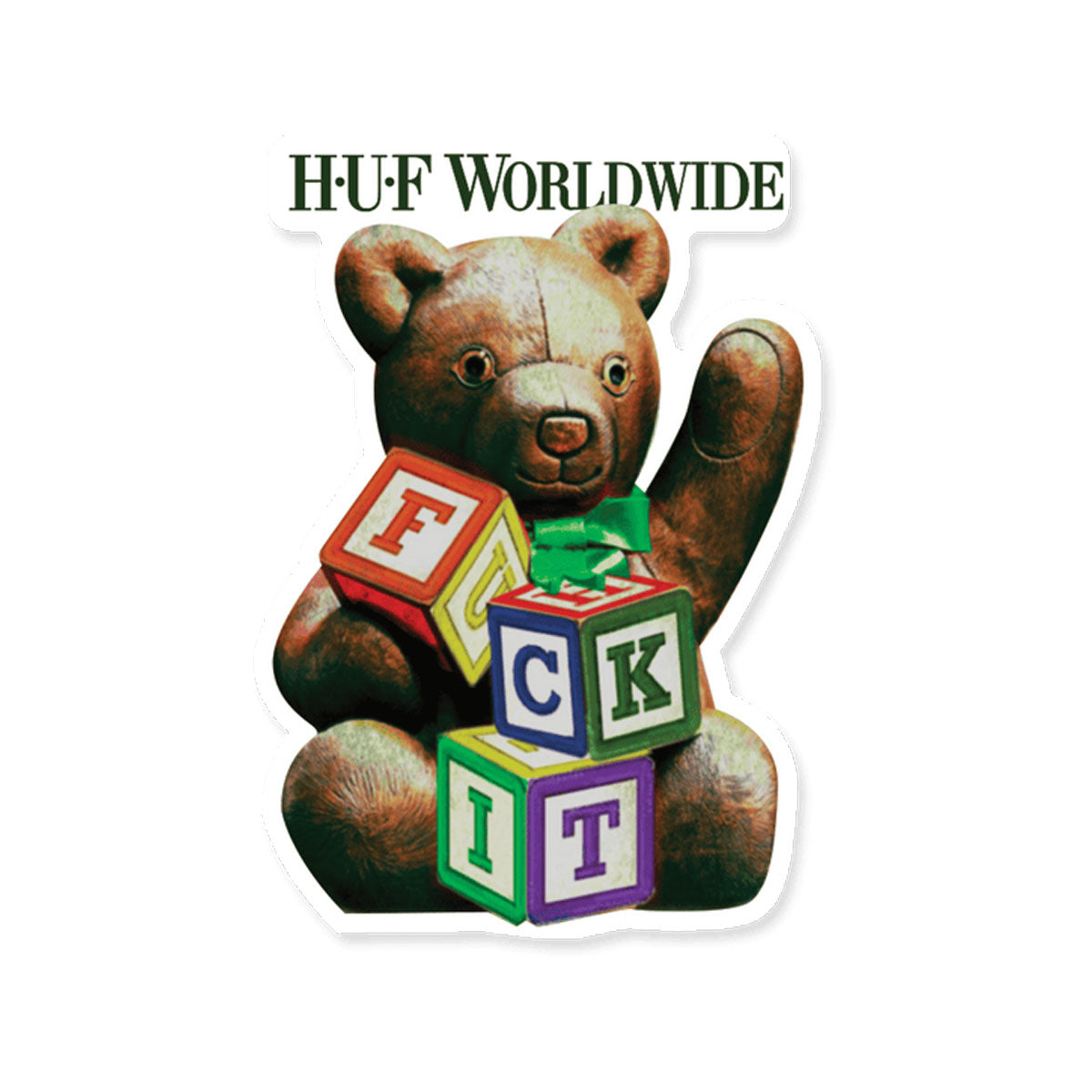 HUF Gift Bear Sticker - Multi image 1