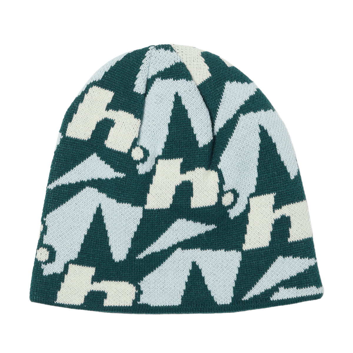 HUF H Star Repeat Skull Beanie - Ice Blue image 1