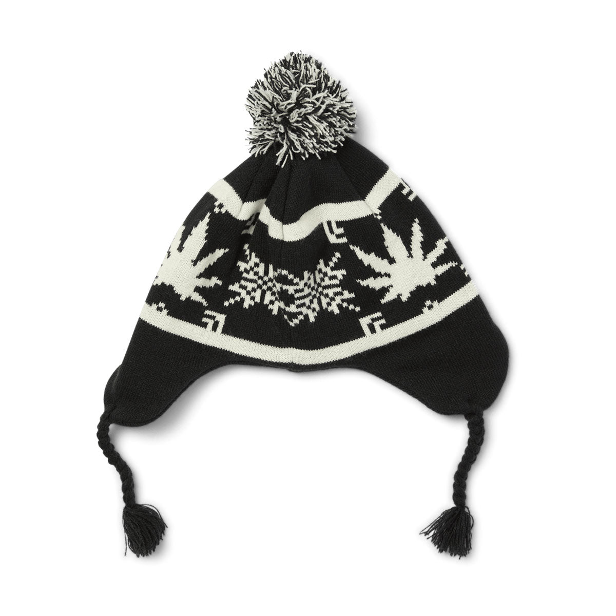 HUF Arctic Plantlife Braided Beanie - Black image 2