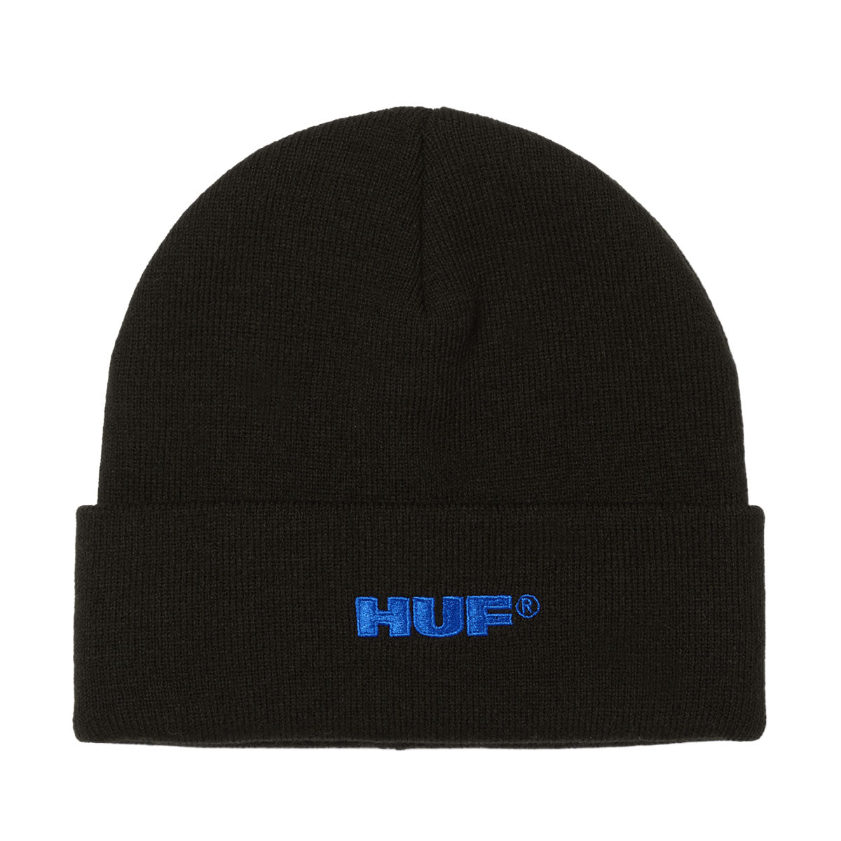 HUF All Caps Cuff Beanie - Black image 1