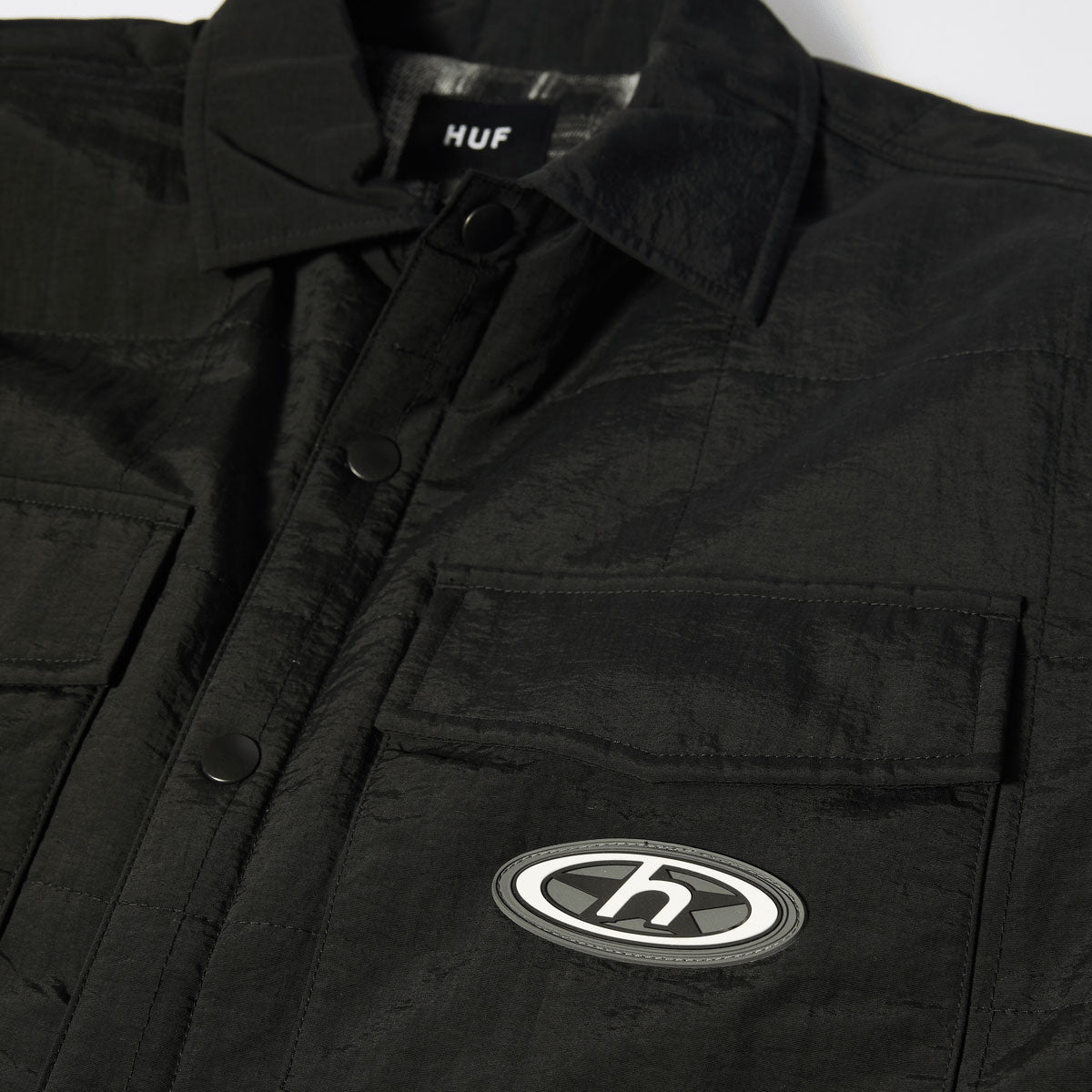 HUF Villard Shacket Jacket - Black image 4
