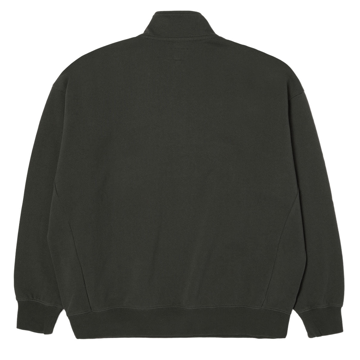 HUF Arch Enzyme 1/4 Zip Fleece Sweater - Vintage Black image 2