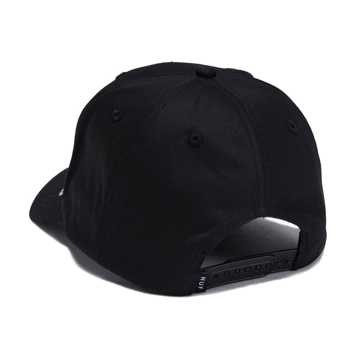 HUF Noble 6 Panel Snapback Hat - Black image 2