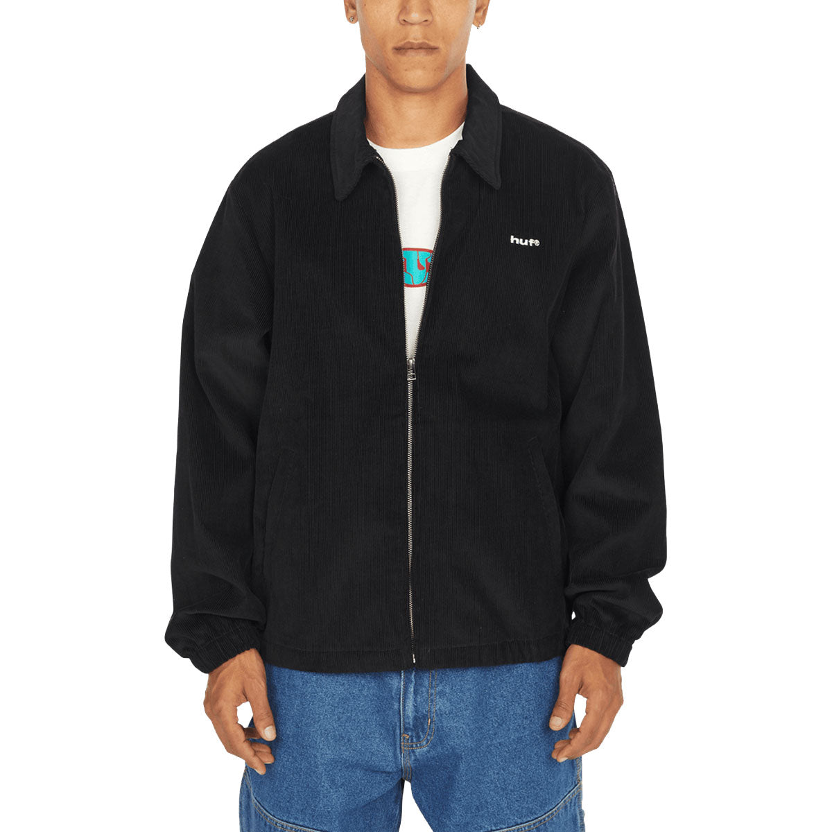 HUF 89 Corduroy Shop Jacket - Black image 1