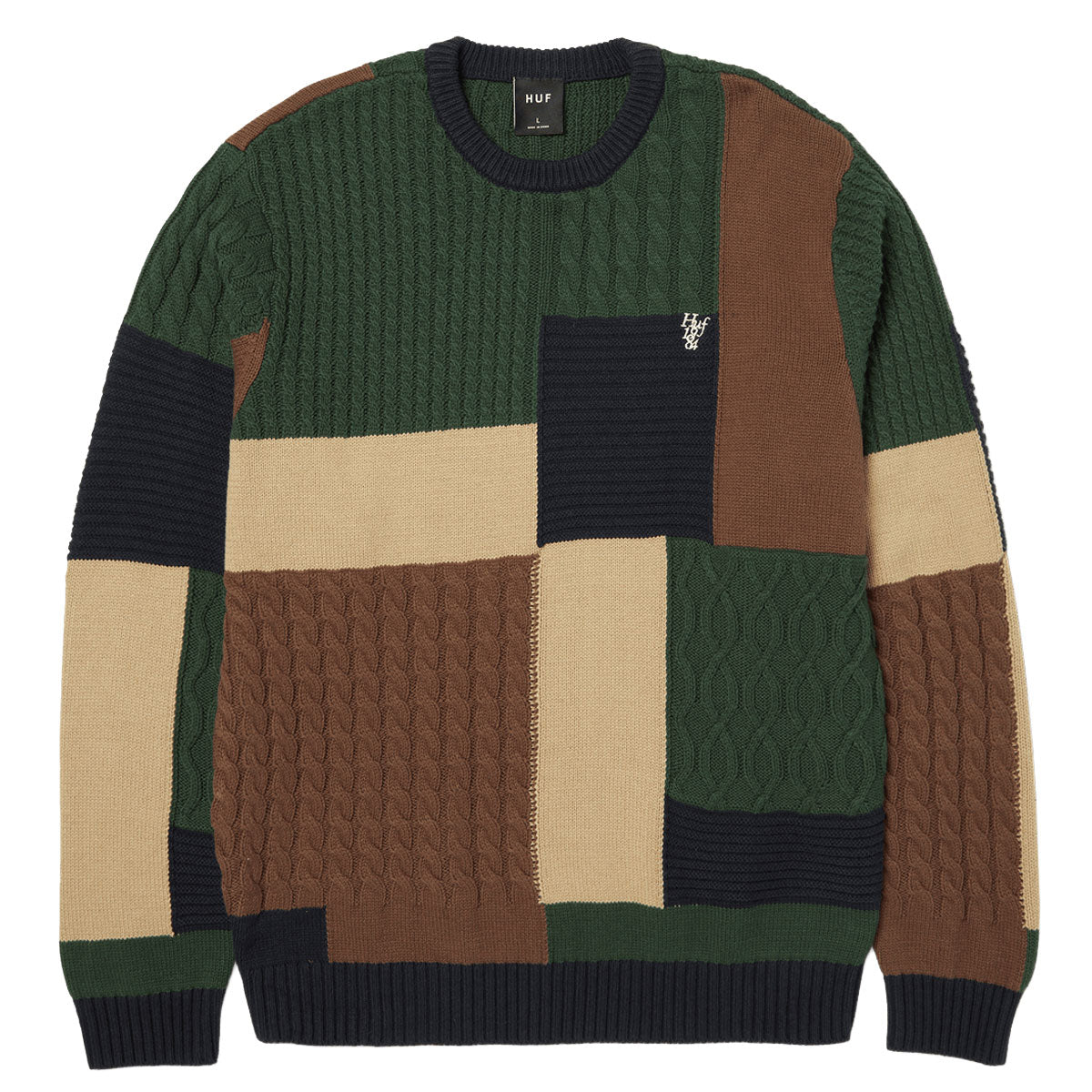 HUF Columbia Cable Knit Sweater - Multi image 1