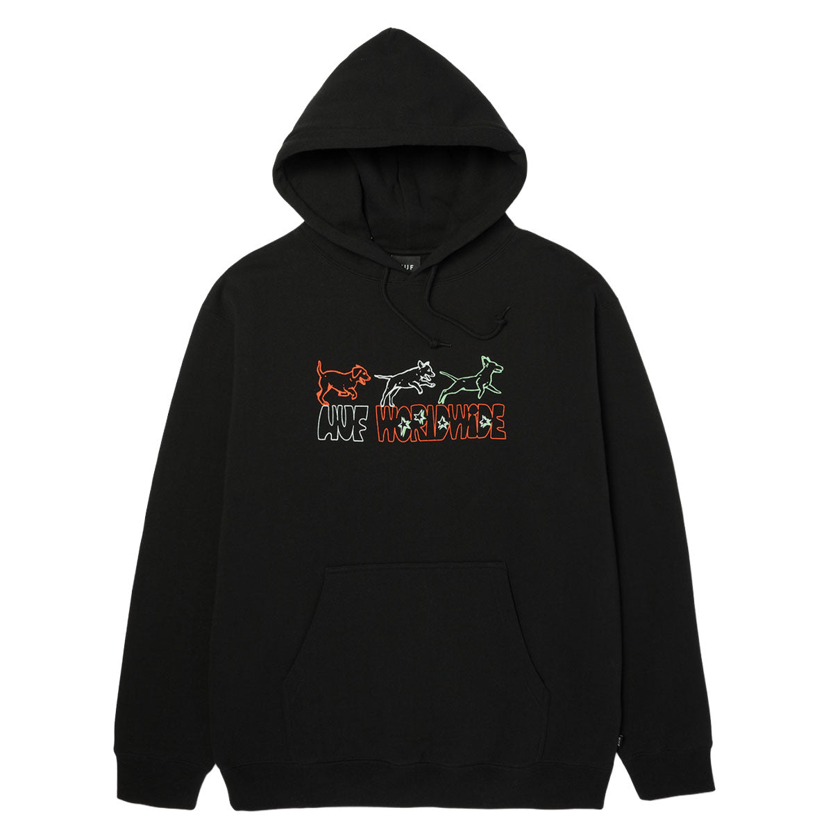 HUF Fetch Hoodie - Black image 1