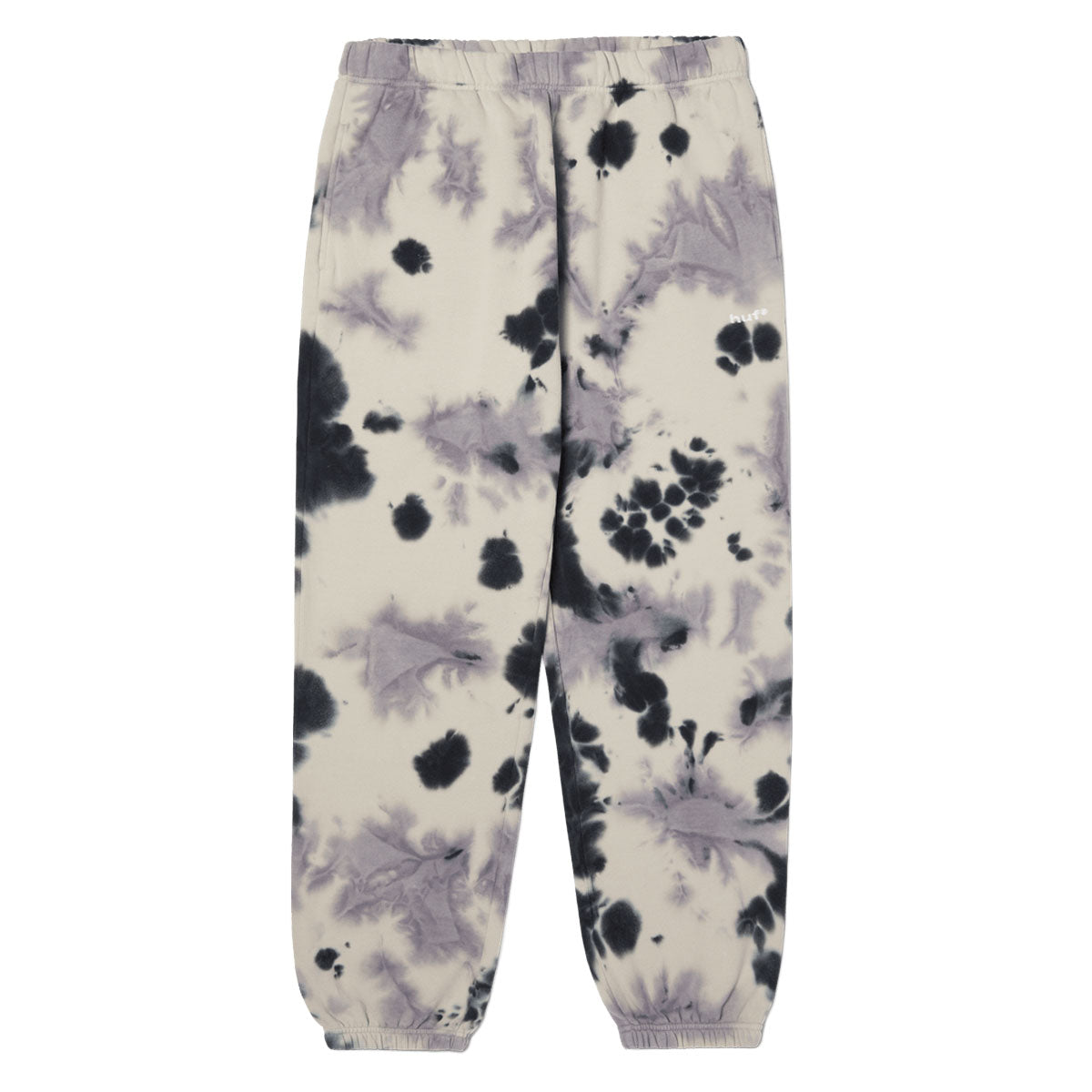 HUF Tie Dye 89 Logo Fleece Sweatpants - Navy image 1