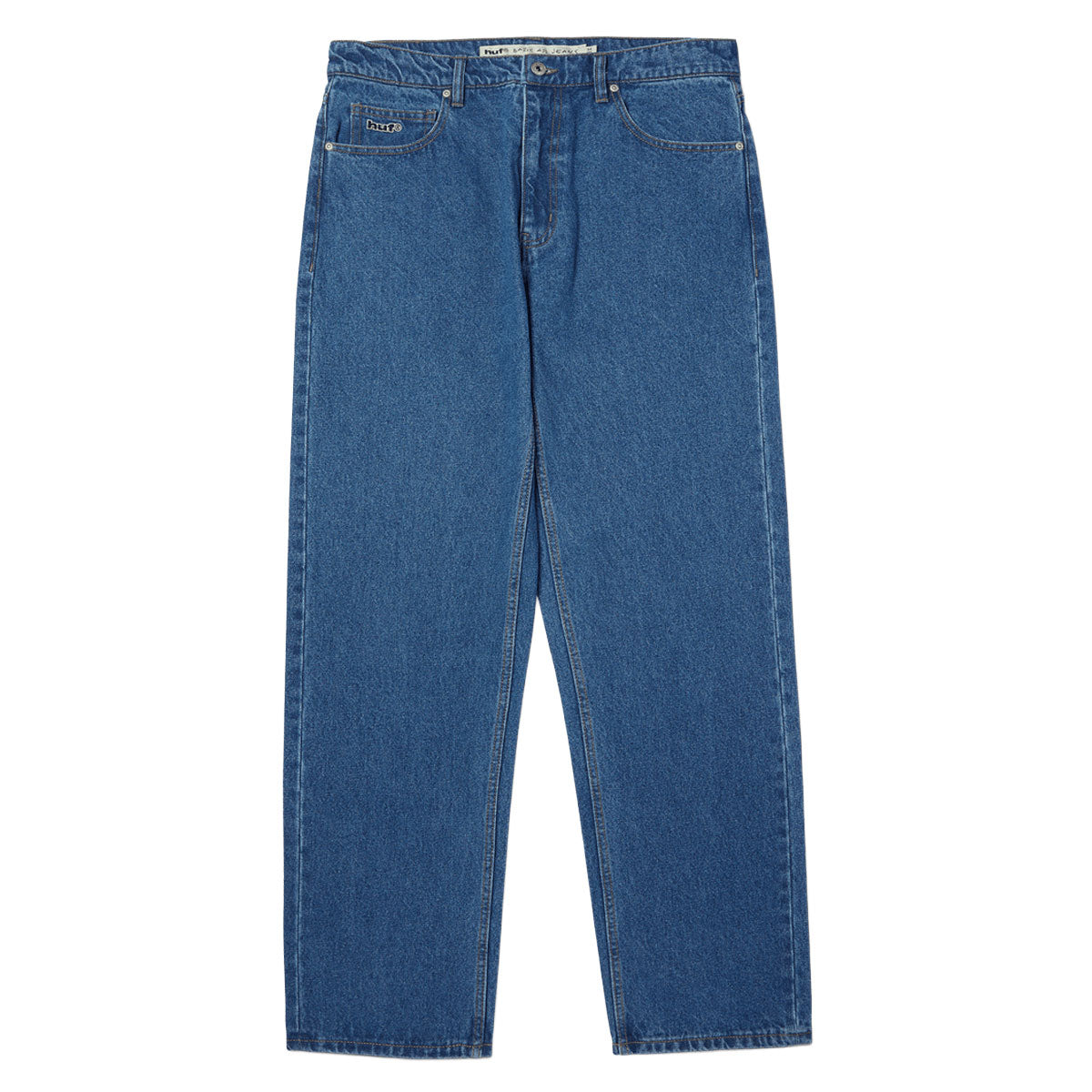 HUF Basic Ass Jeans - Stone Wash Indigo image 1