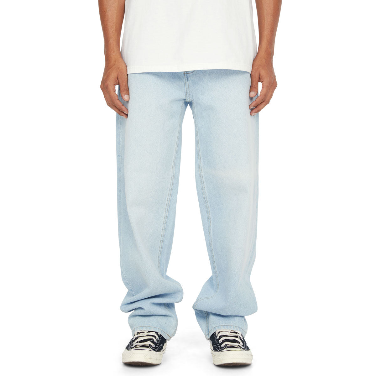 HUF Basic Ass Jeans - Washed Light Blue image 2