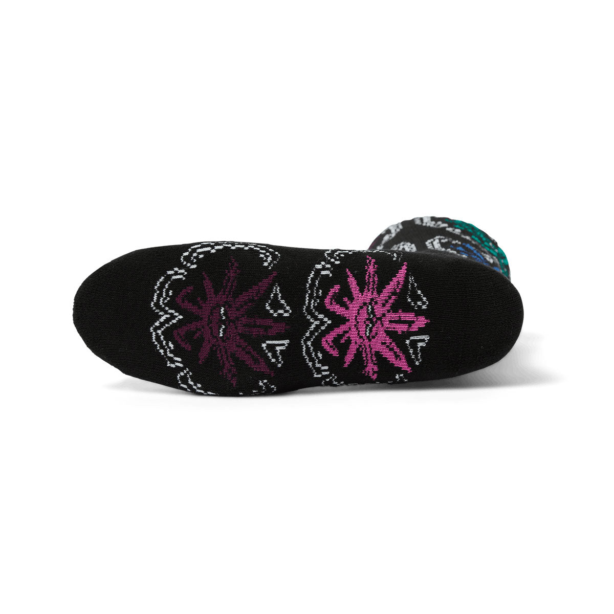 HUF Green Buddy Snow Angel Socks - Black image 2