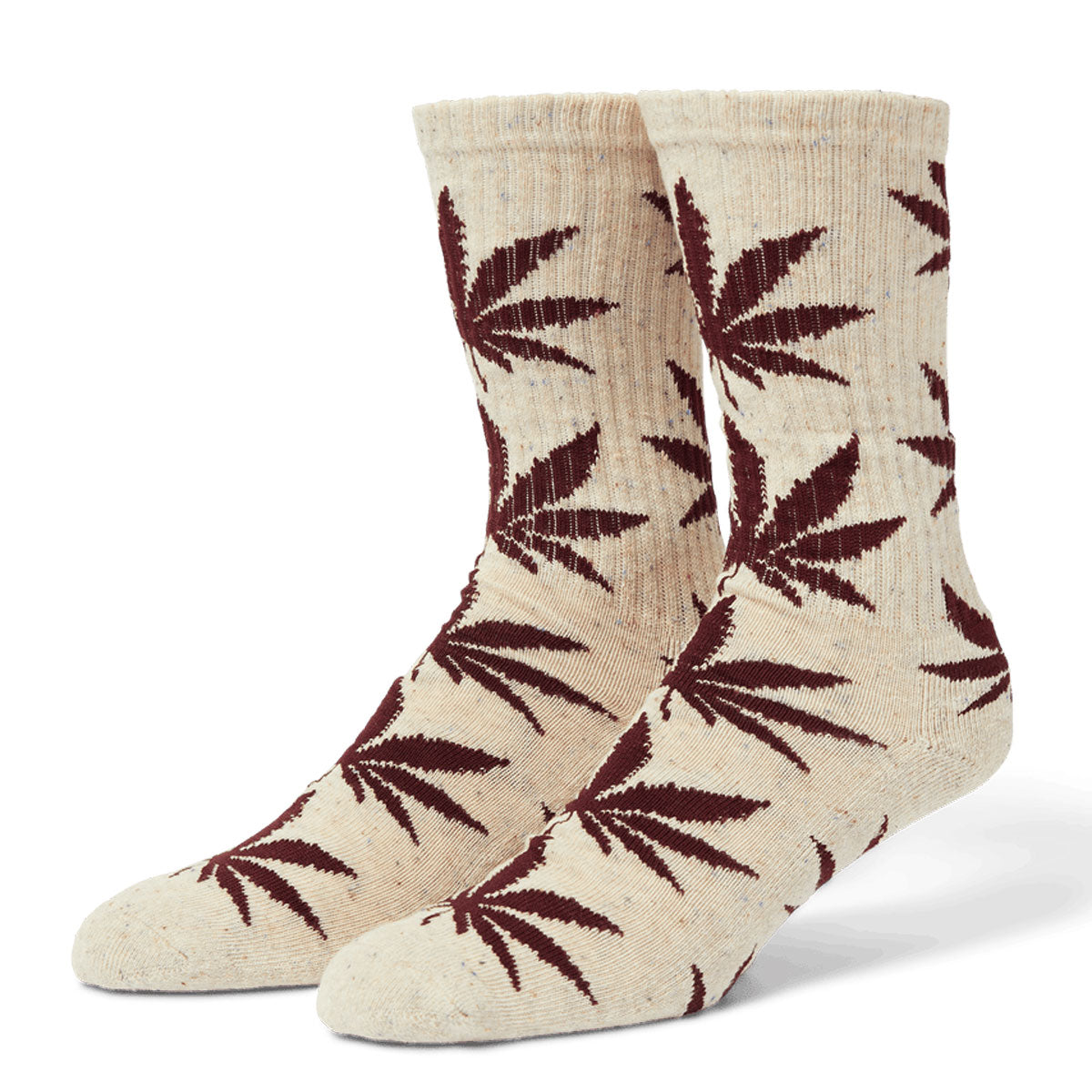 HUF Plantlife Speckled Socks - Cream image 1