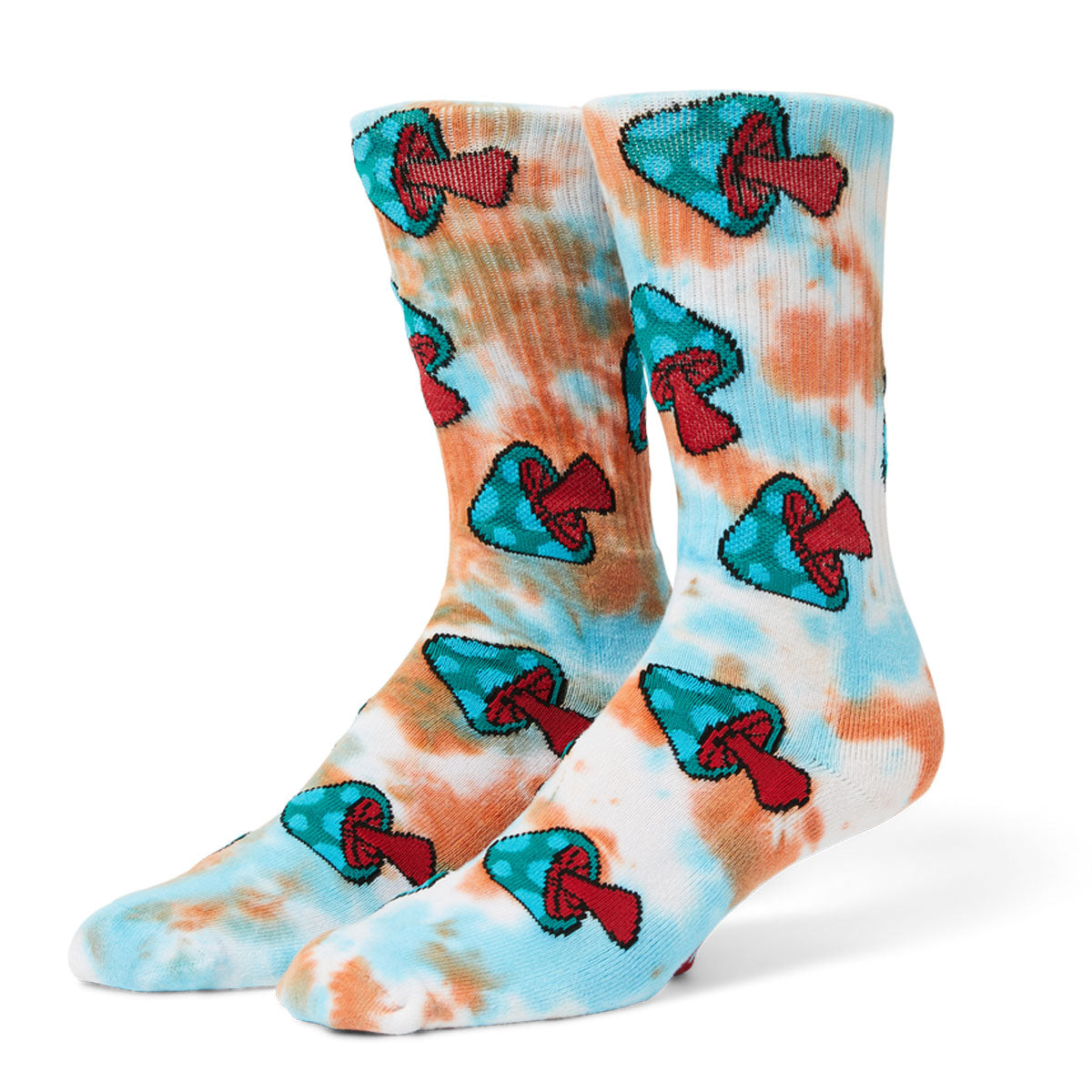 HUF Microdose Tiedye Socks - Red image 1