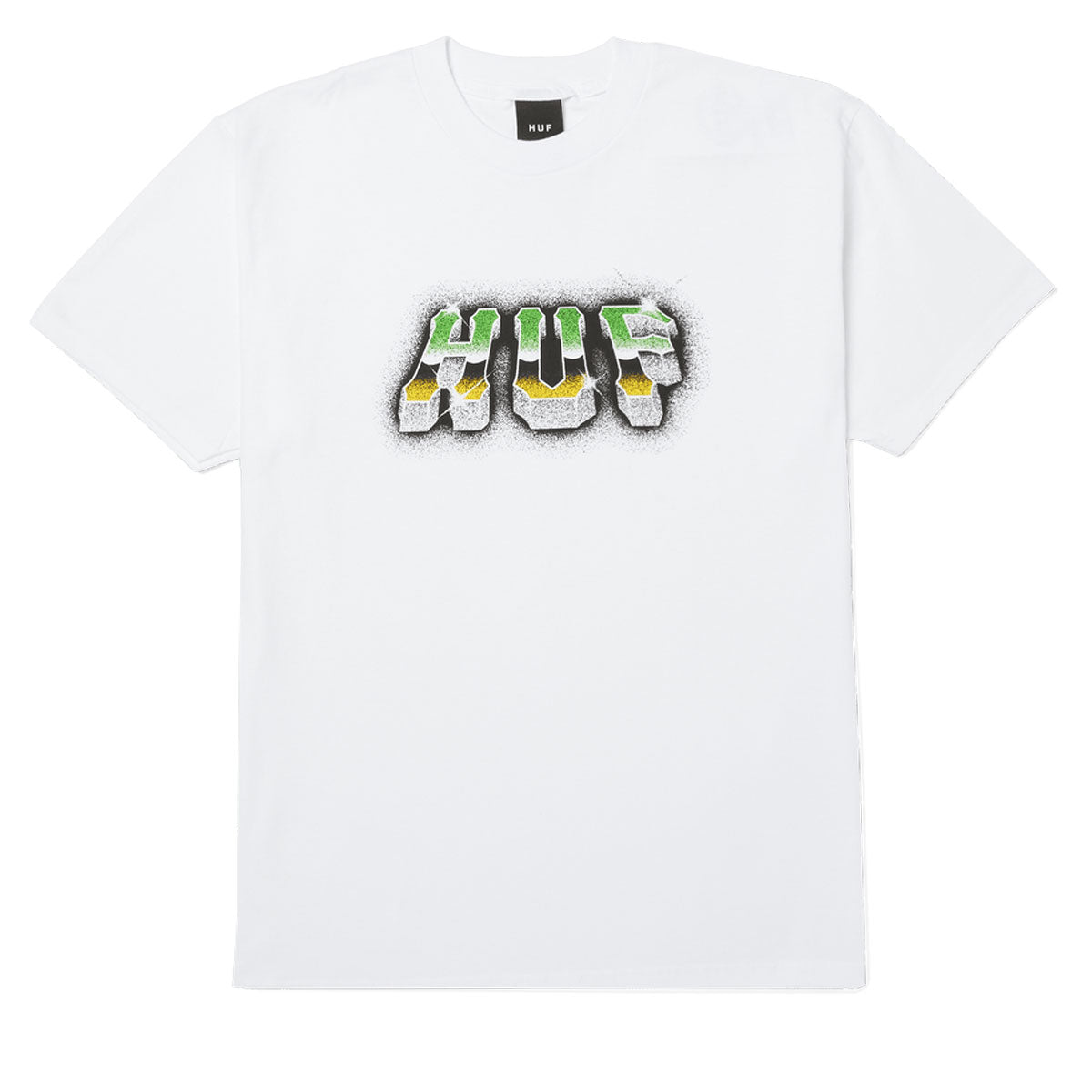 HUF Chrome Grit T-Shirt - White image 1