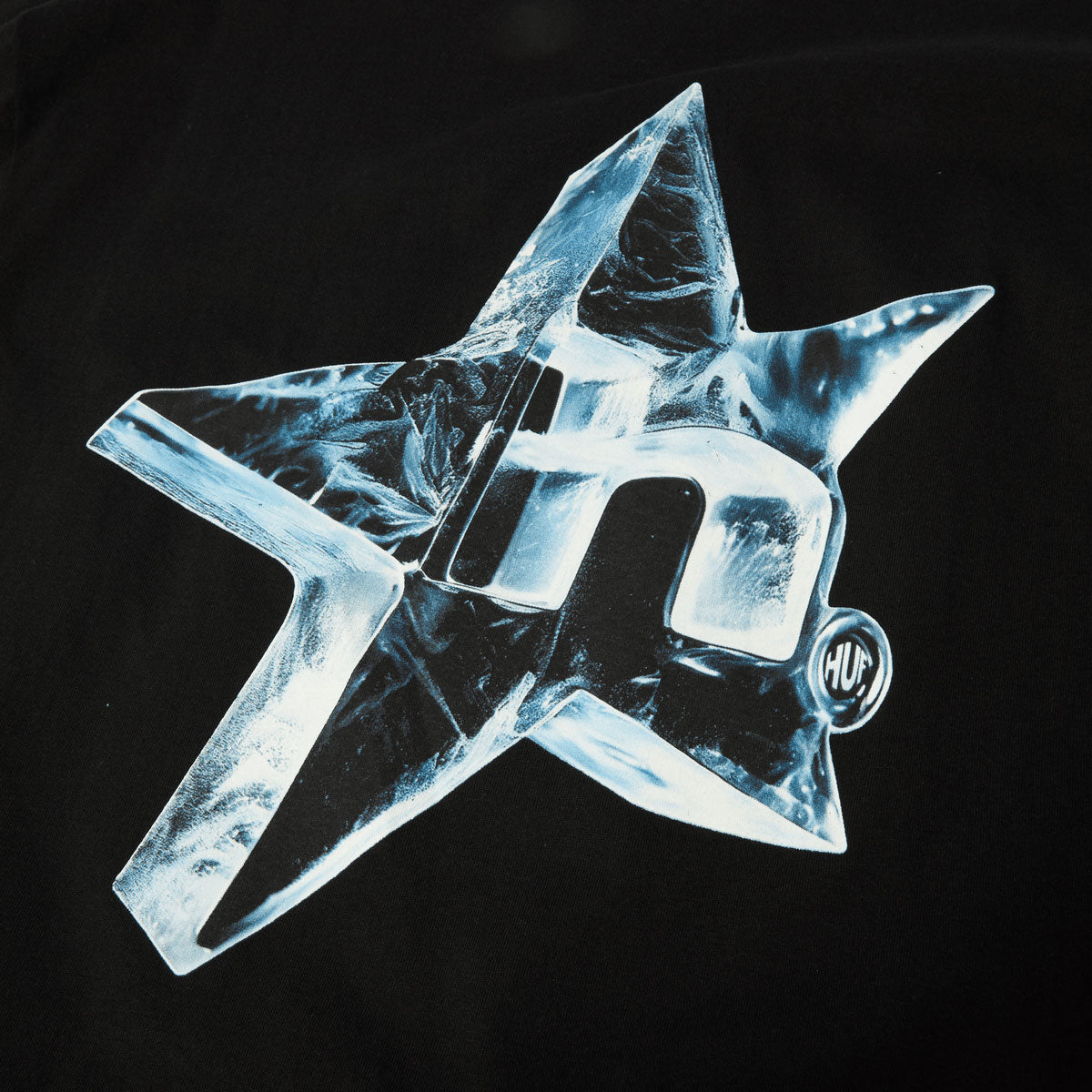 HUF Ice Star T-Shirt - Black image 3