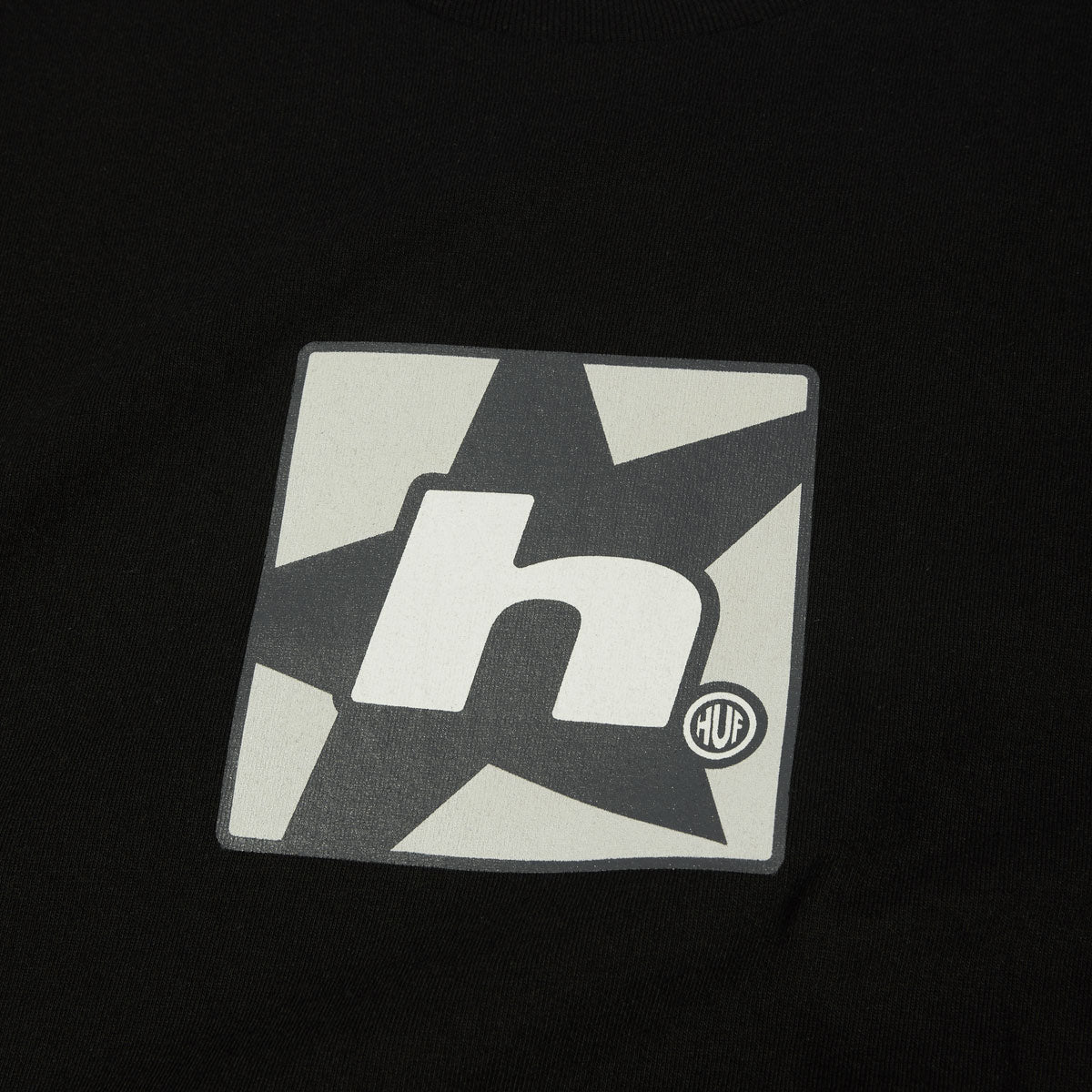 HUF H Star Multi Long Sleeve T-Shirt - Black image 2
