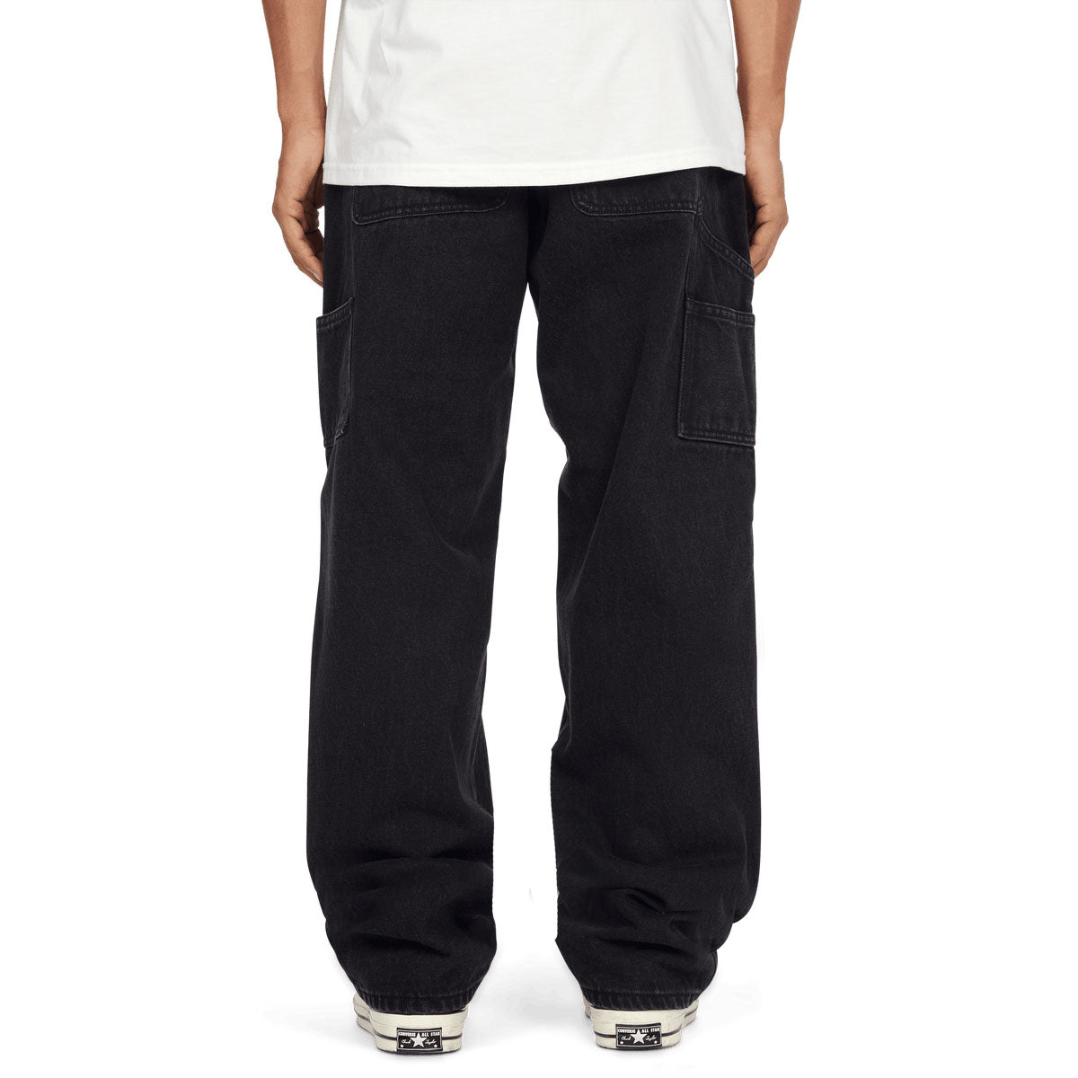 HUF Kinda Loose Double Knees Jeans - Faded Black image 2