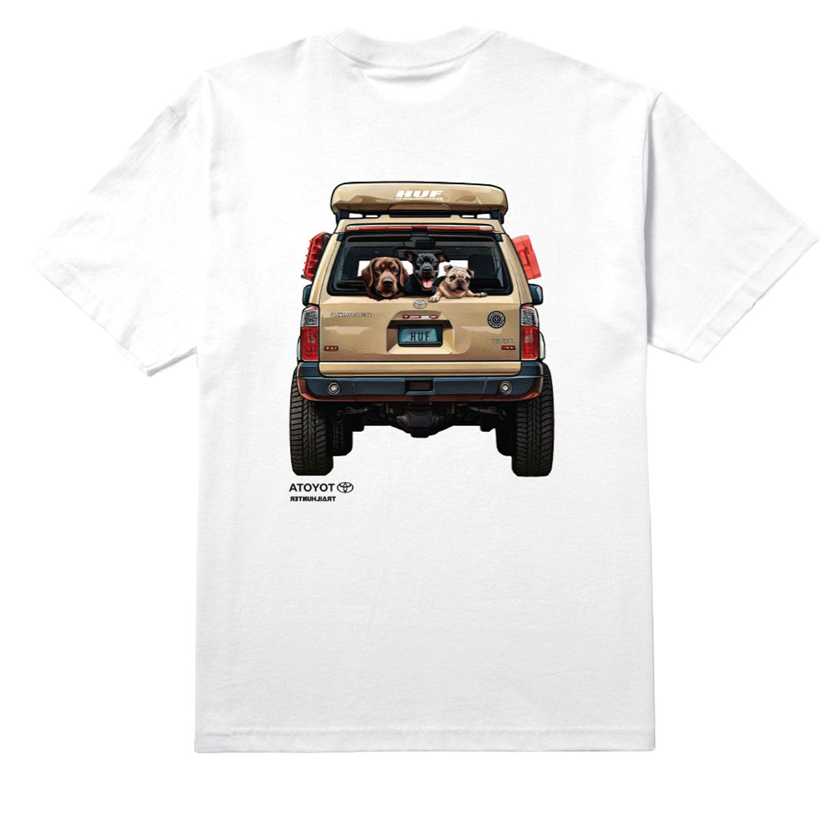HUF x Toyota Trailhunter 4 Runner T-Shirt - White image 2