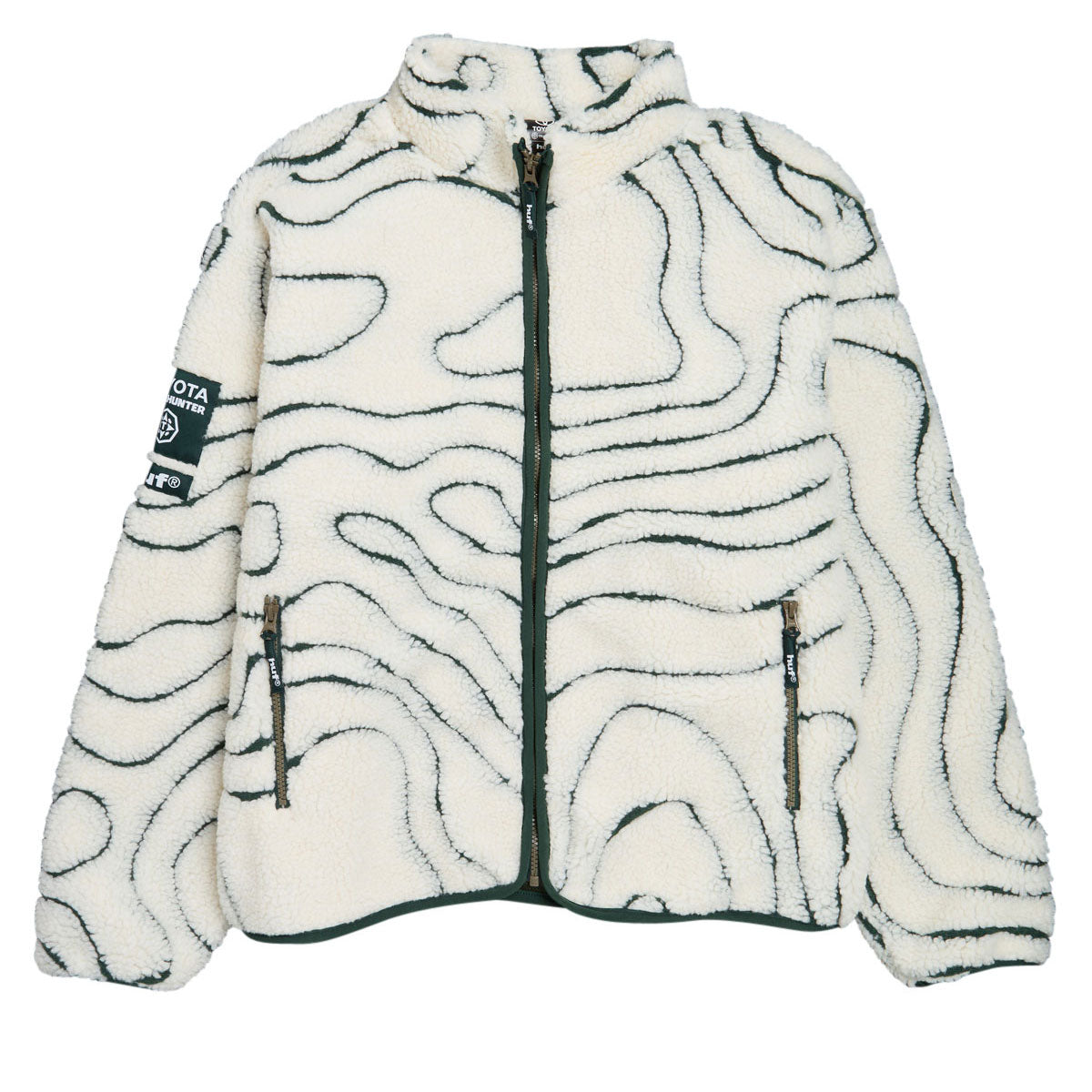 HUF x Toyota Trailhunter Topography High Pile Jacket - Natural image 1