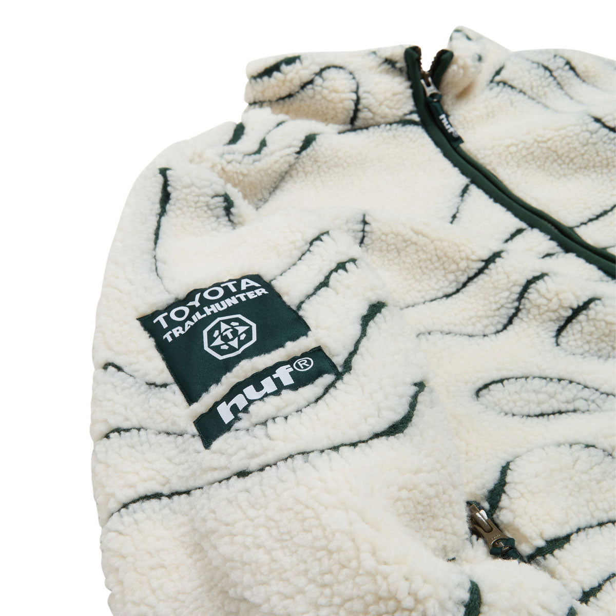 HUF x Toyota Trailhunter Topography High Pile Jacket - Natural image 3