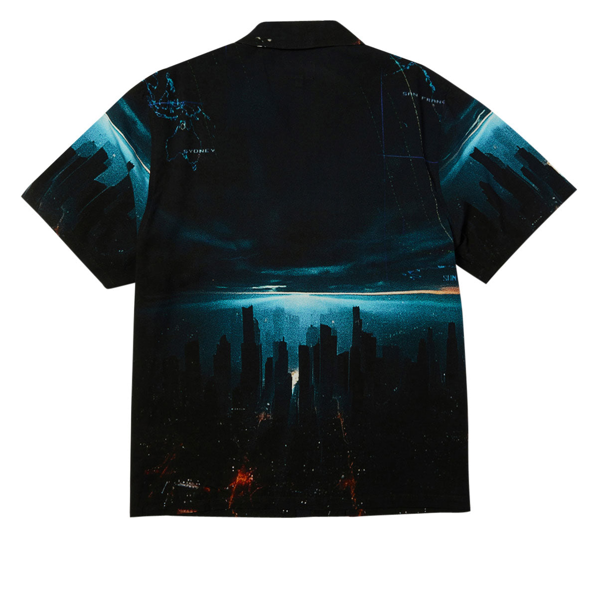 HUF Ground Control Resort Shirt - Black image 3