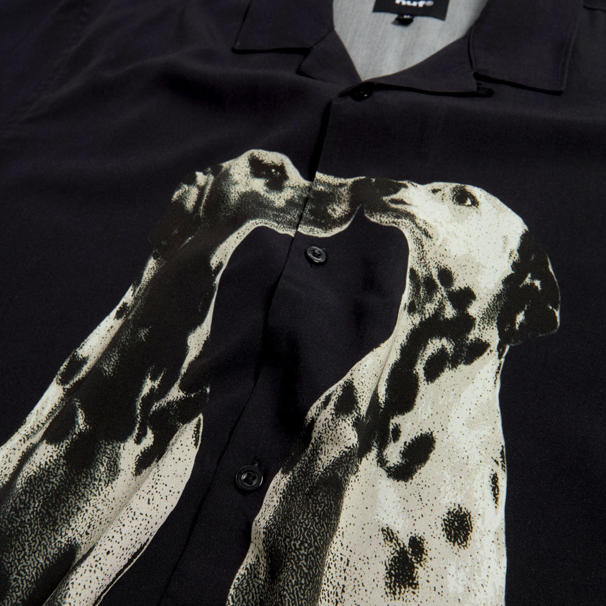 HUF Dogged Resort Shirt - Black – Daddies Board Shop