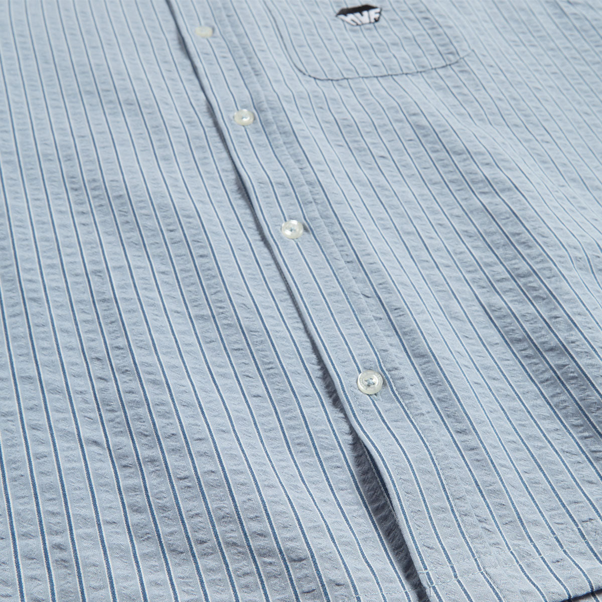 HUF Big Block Striped Shirt - Light Blue image 4