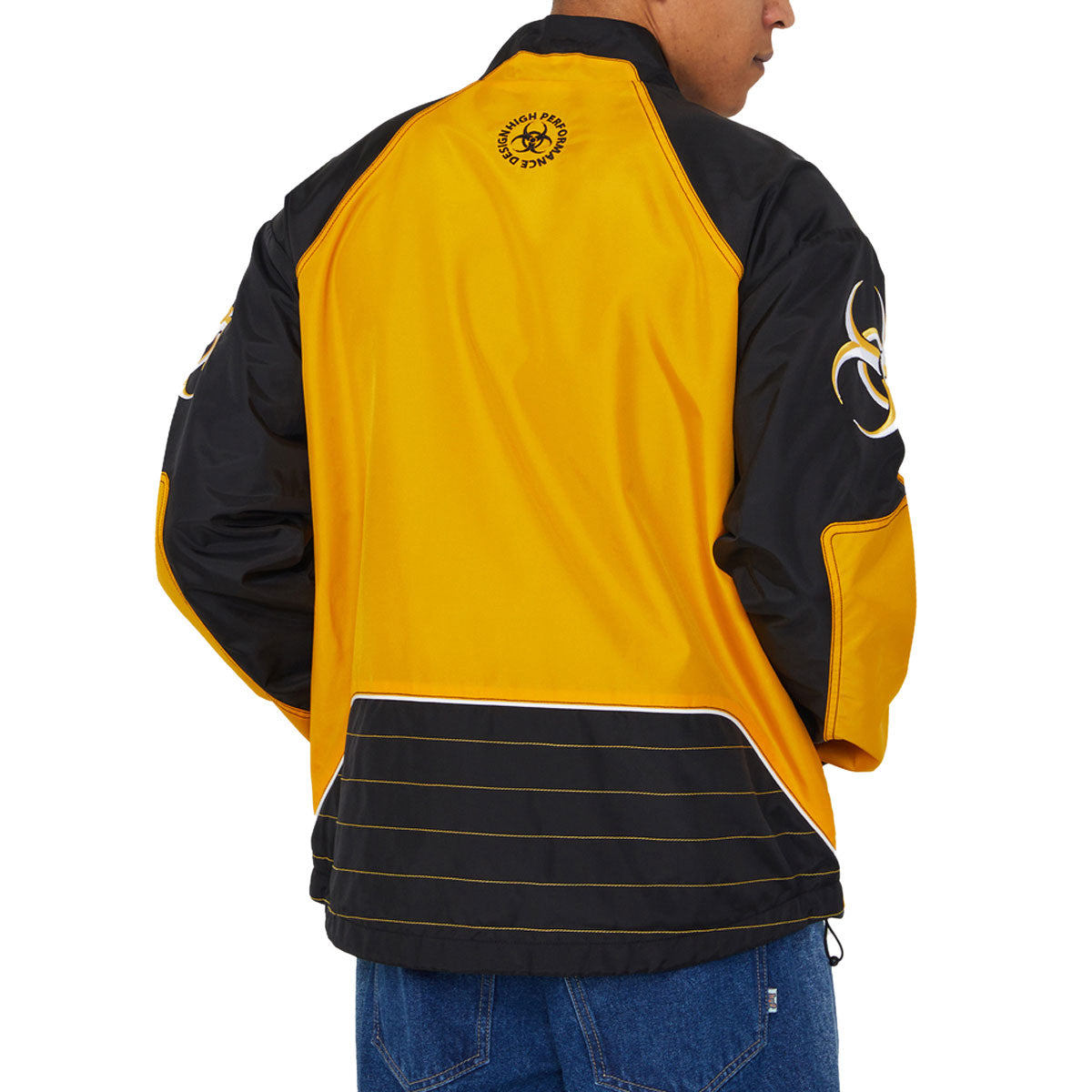 HUF Sector Jacket - Black/Yellow image 2