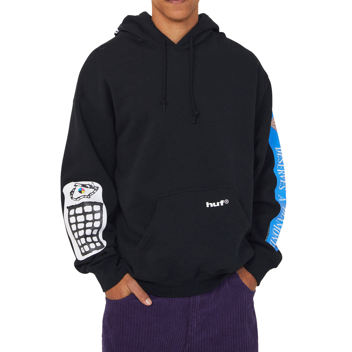 HUF Gimme The Loot Hoodie - Black image 1