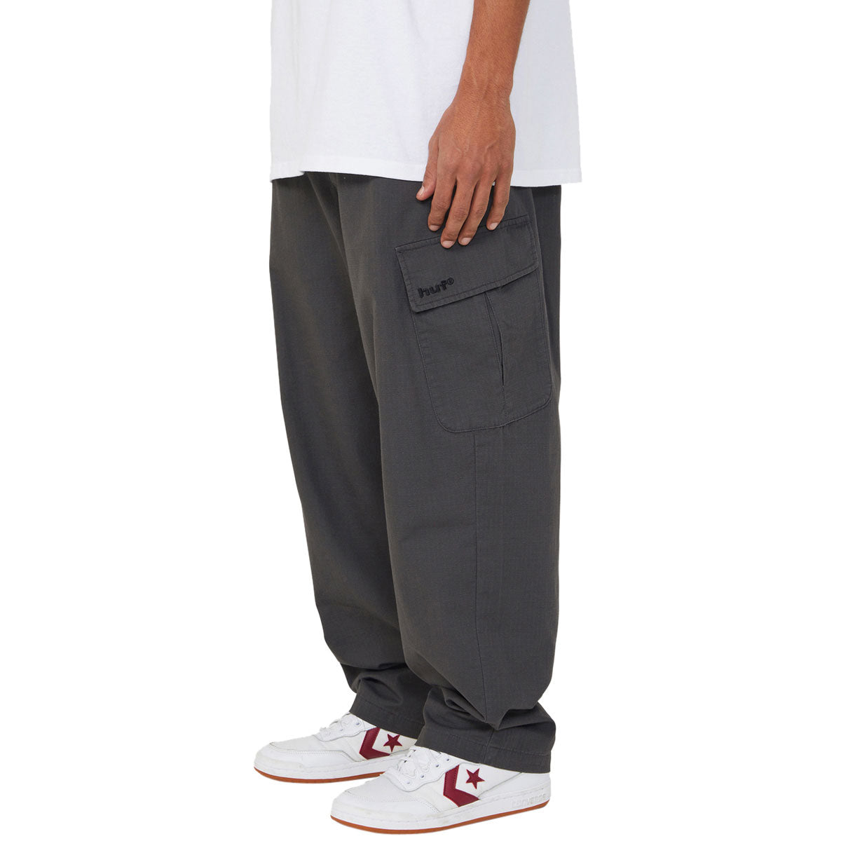 HUF Pretty Baggy Cargos Pants - Black image 2