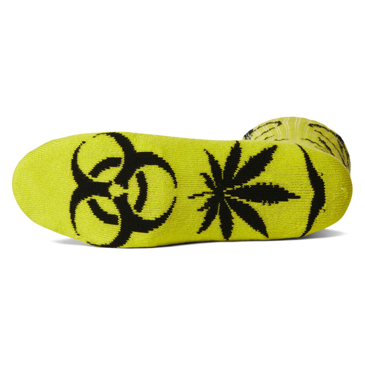 HUF Sector Plantlifes Socks - Safety Green image 2