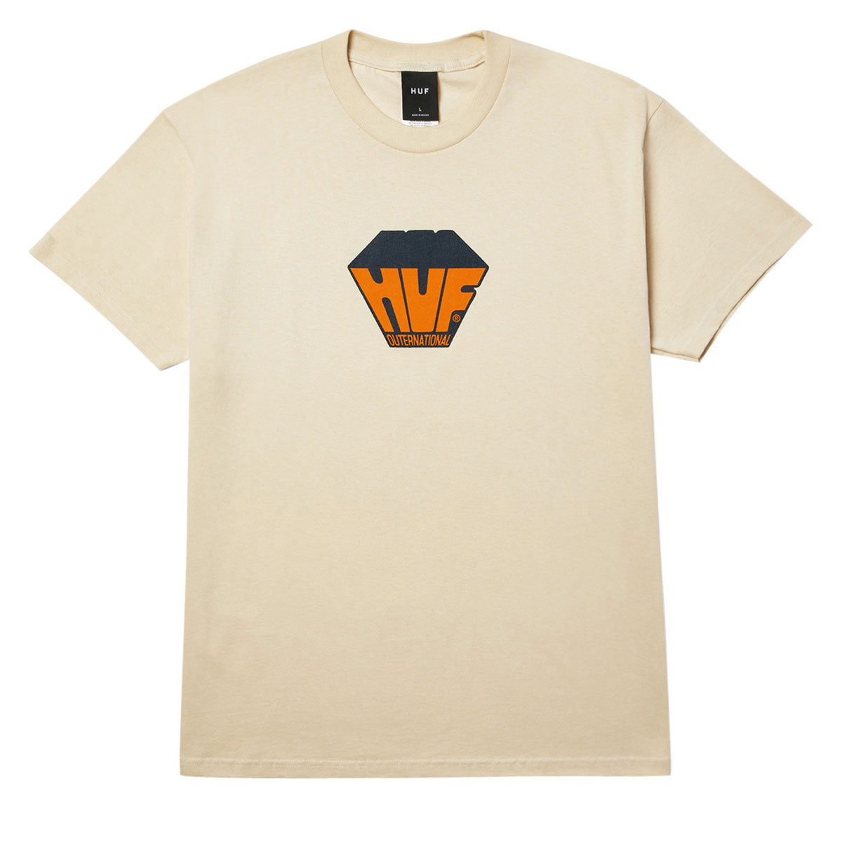 HUF Big Block T-Shirt - Bleach image 1