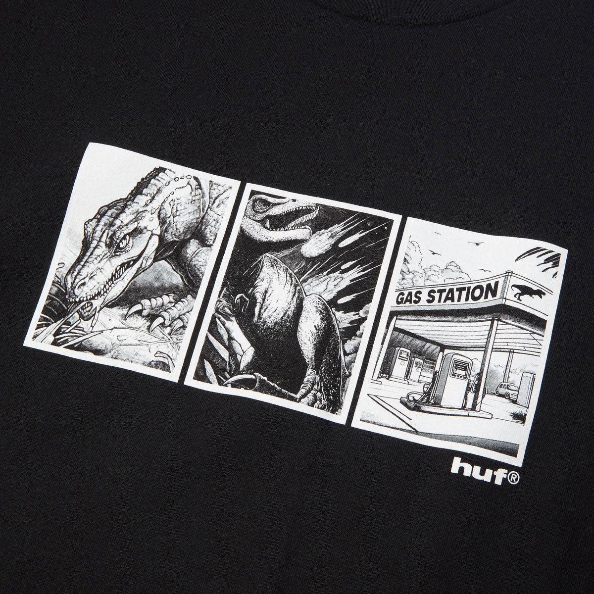 HUF Fossil Fuel T-Shirt - Black image 2