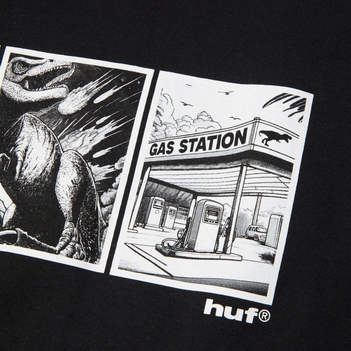 HUF Fossil Fuel T-Shirt - Black image 3