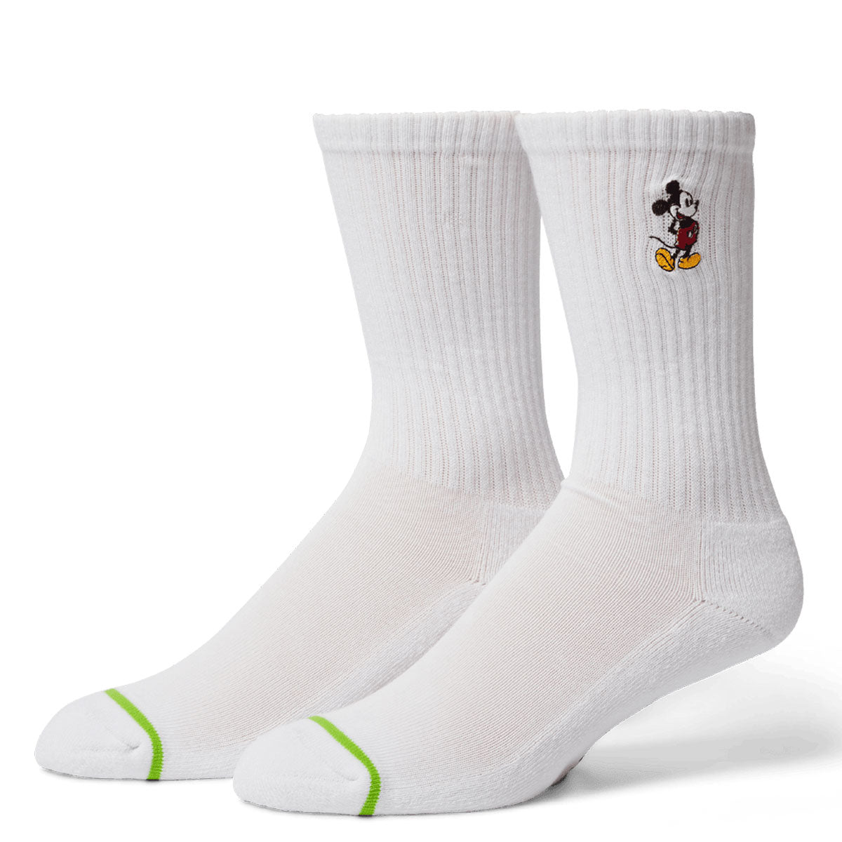 HUF x Mickey Mouse Classic Crew Socks - White image 1