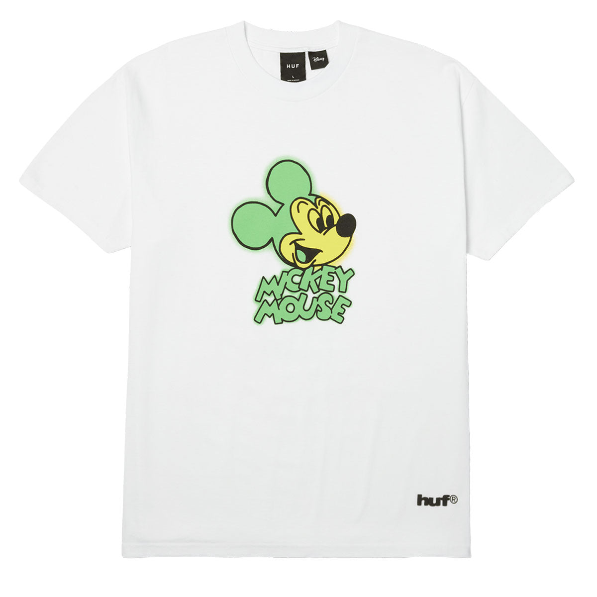 HUF x Mickey Mouse Spray T-Shirt - White image 1