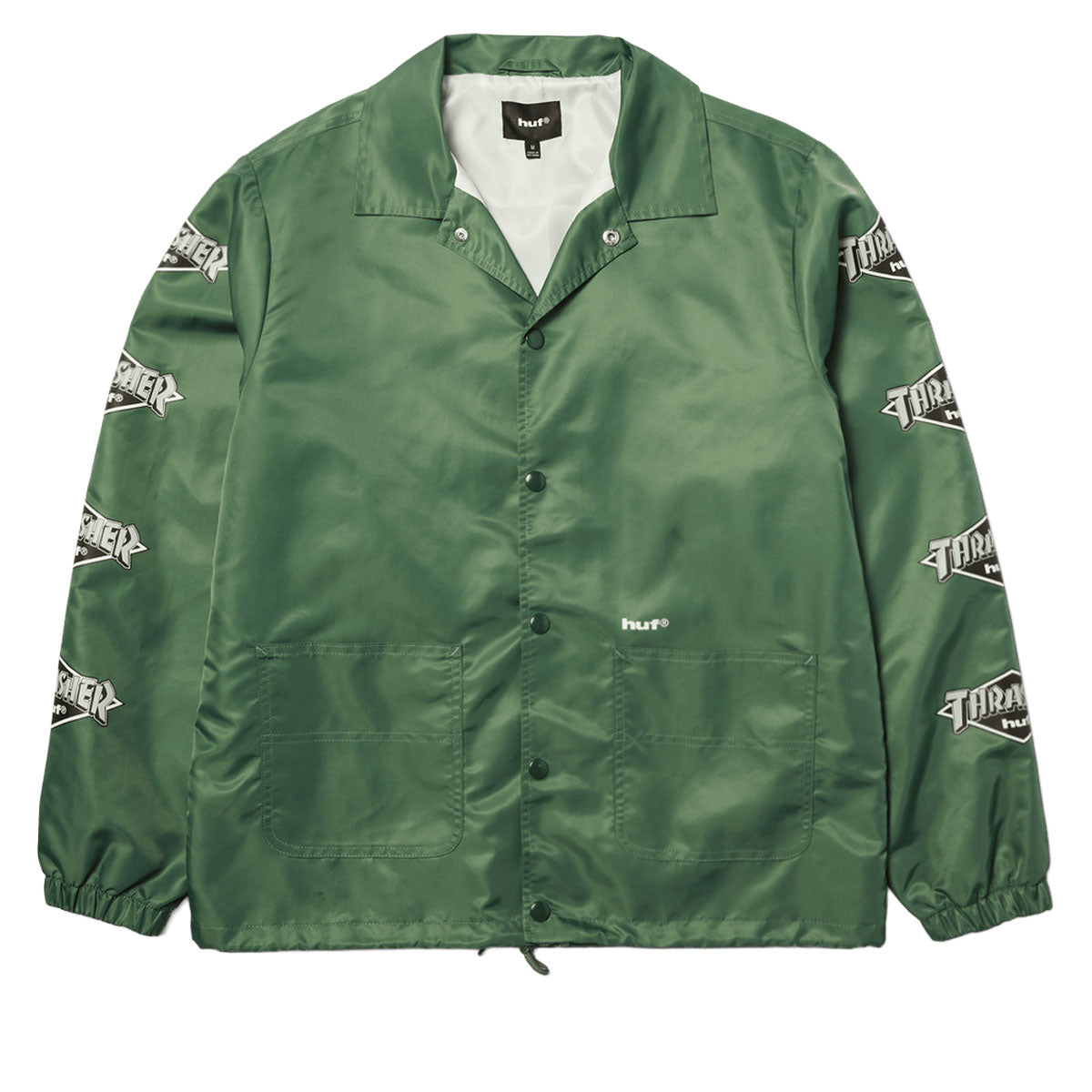 HUF x Thrasher Logo Jacket - Forest Green image 1