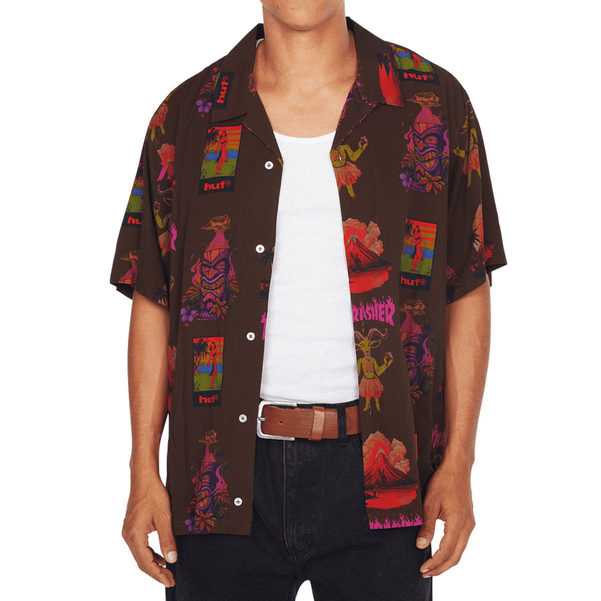 HUF x Thrasher Hawaiian Shirt - Multi image 1