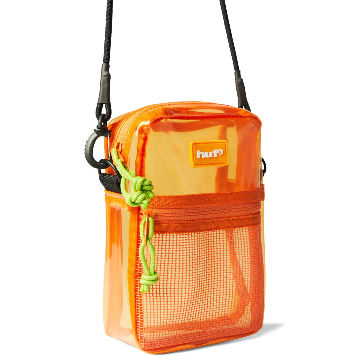 HUF Mercer Transparent Side Bag - Orange image 2