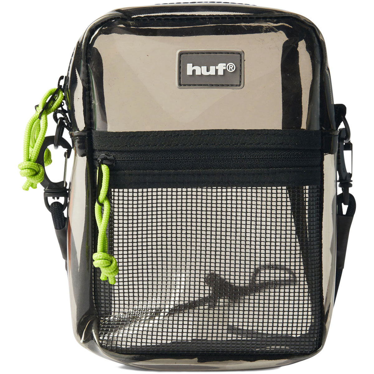 HUF Mercer Transparent Side Bag - Smoke Black image 1