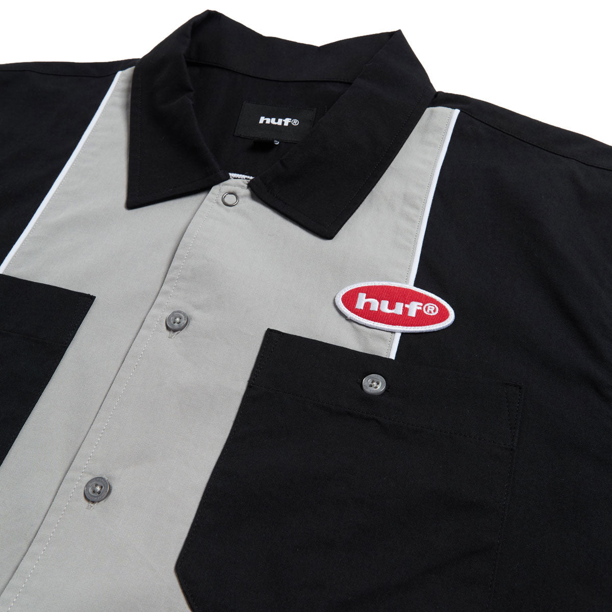 HUF Urethane Work Shirt - Black image 3