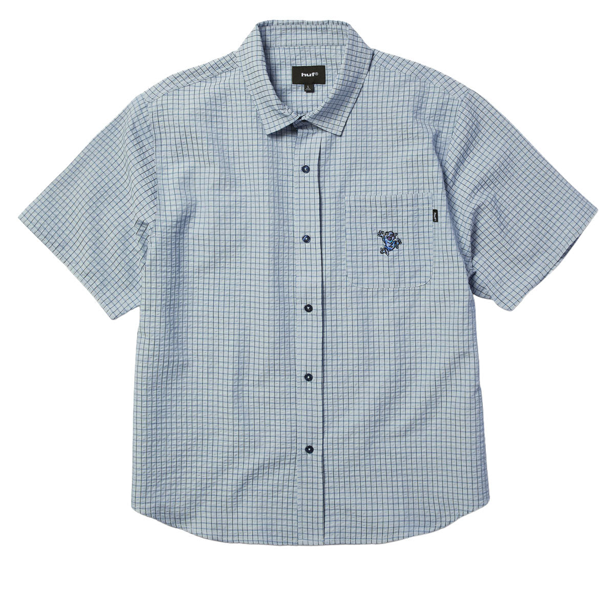 HUF Stuck On You Plaid Shirt - Ice Blue image 1