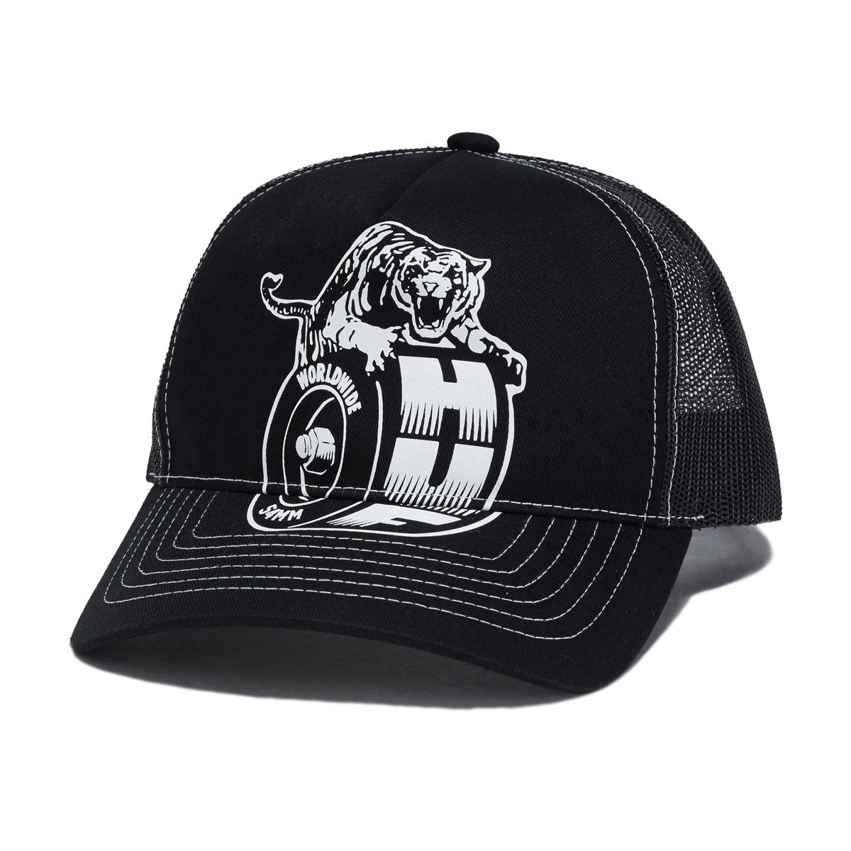 HUF Urethane Trucker Hat - Black image 1