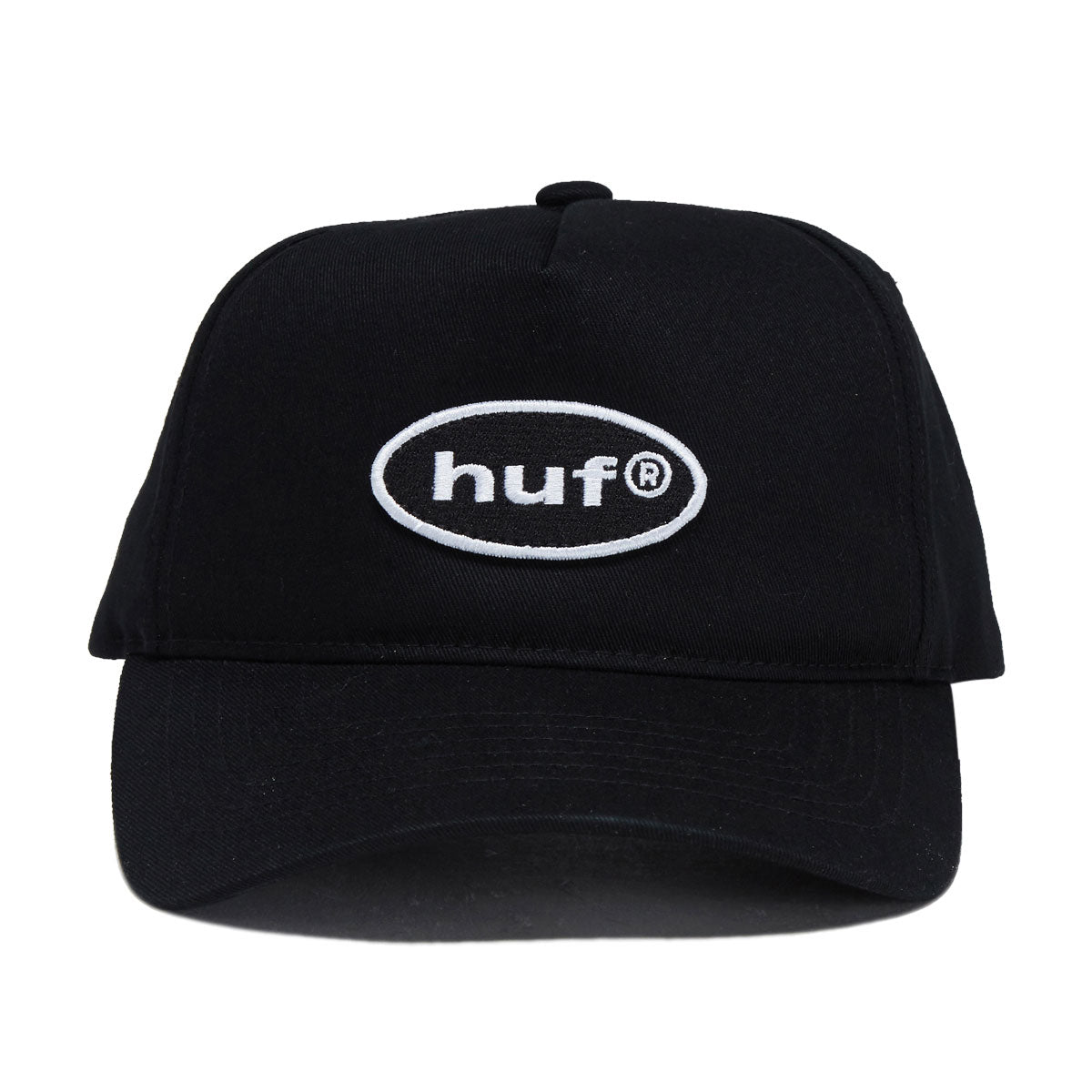 HUF 89 Oval 5 Panel Hat - Black image 5