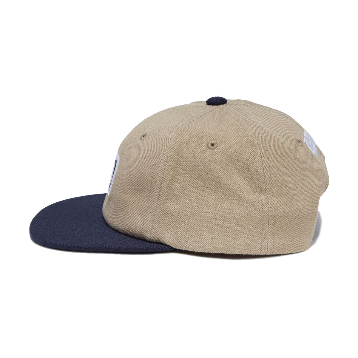 HUF Serif H 6 Panel Snapback Hat - Khaki image 3