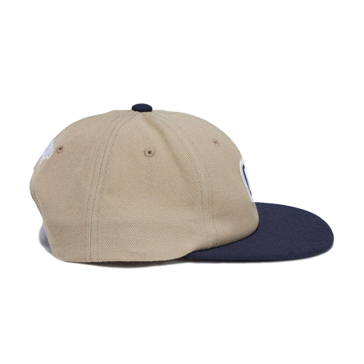 HUF Serif H 6 Panel Snapback Hat - Khaki image 4
