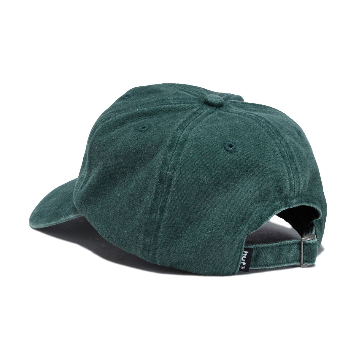 HUF Sol Denim 6 Panel CV Washed Hat - Forest Green image 2